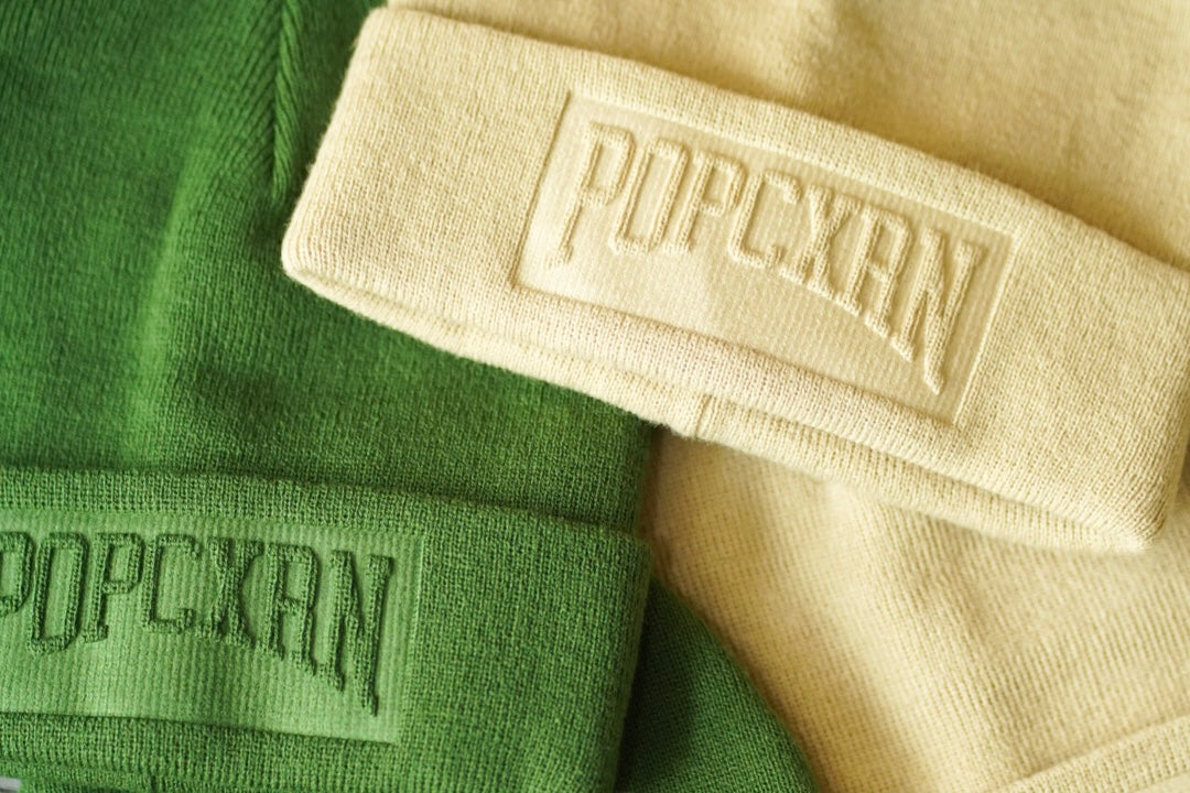 Popcxrn Varsity Beanie Tan